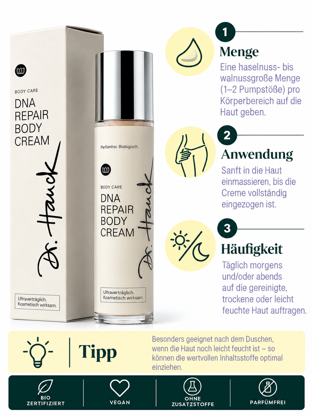 DNA Repair Body Cream Dr. Hauck