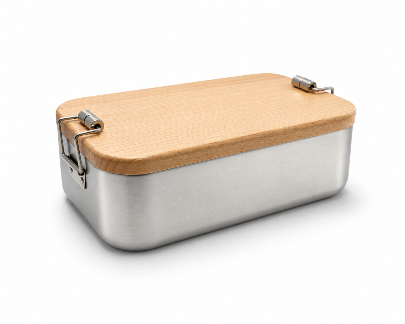 Lunchbox 2 in 1 Edelstahl