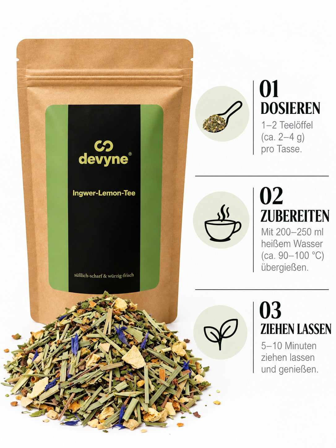 Organic Ginger-Lemon Tea