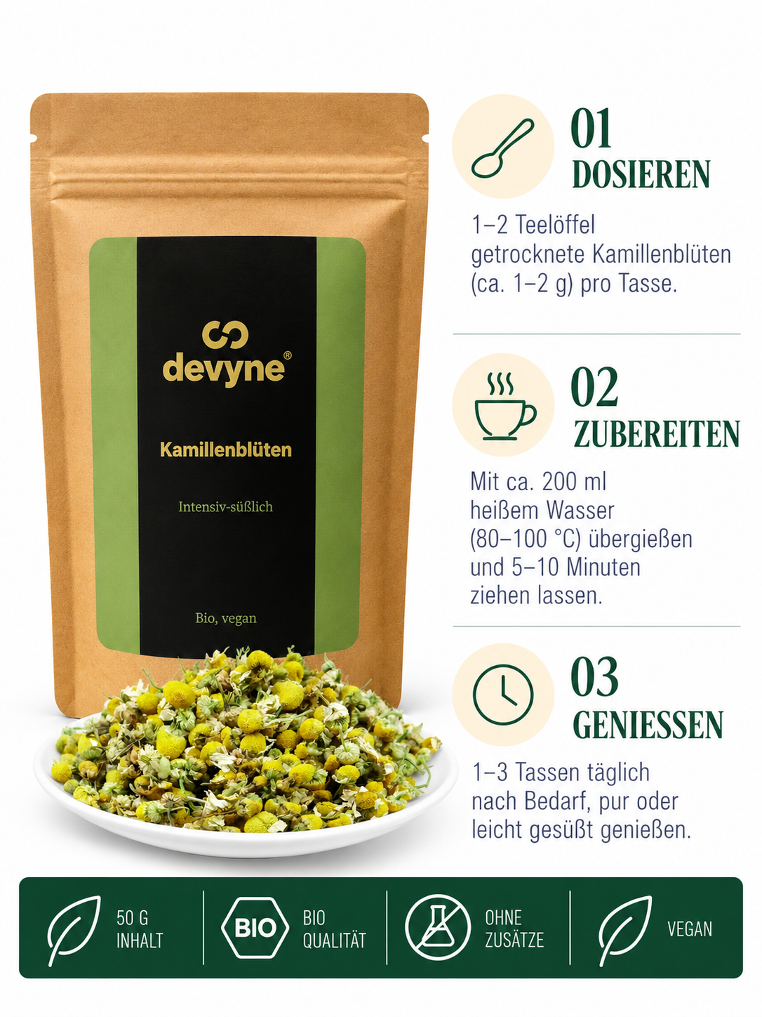 Organic Chamomile Flowers