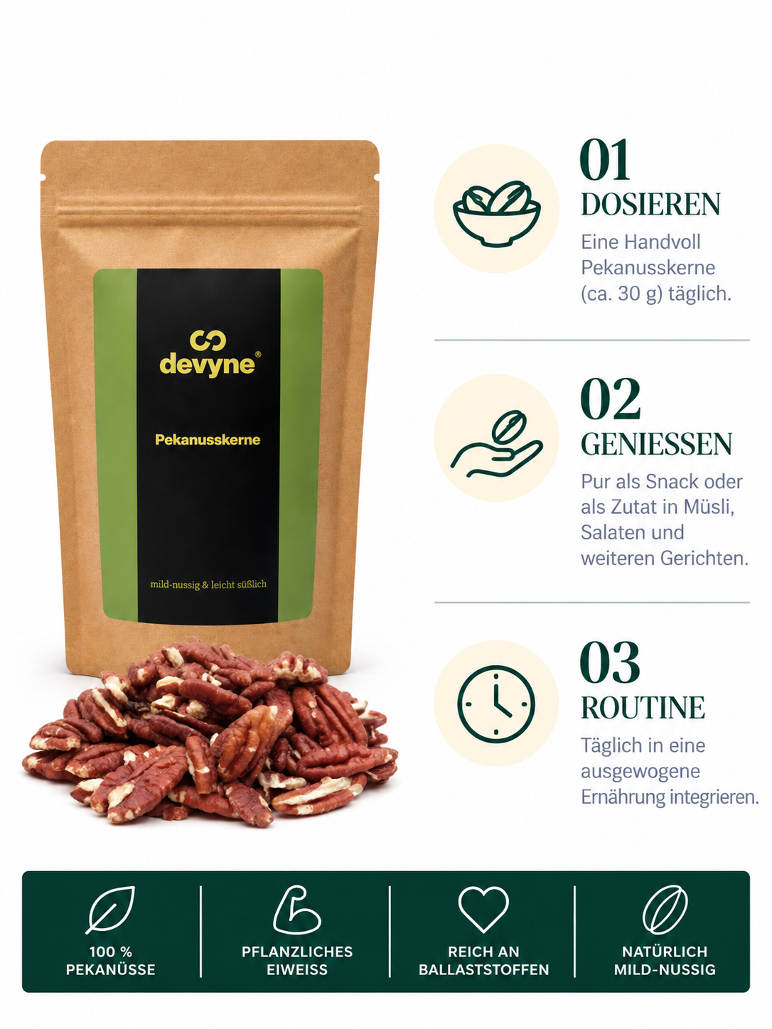 Bio Pekannusskerne