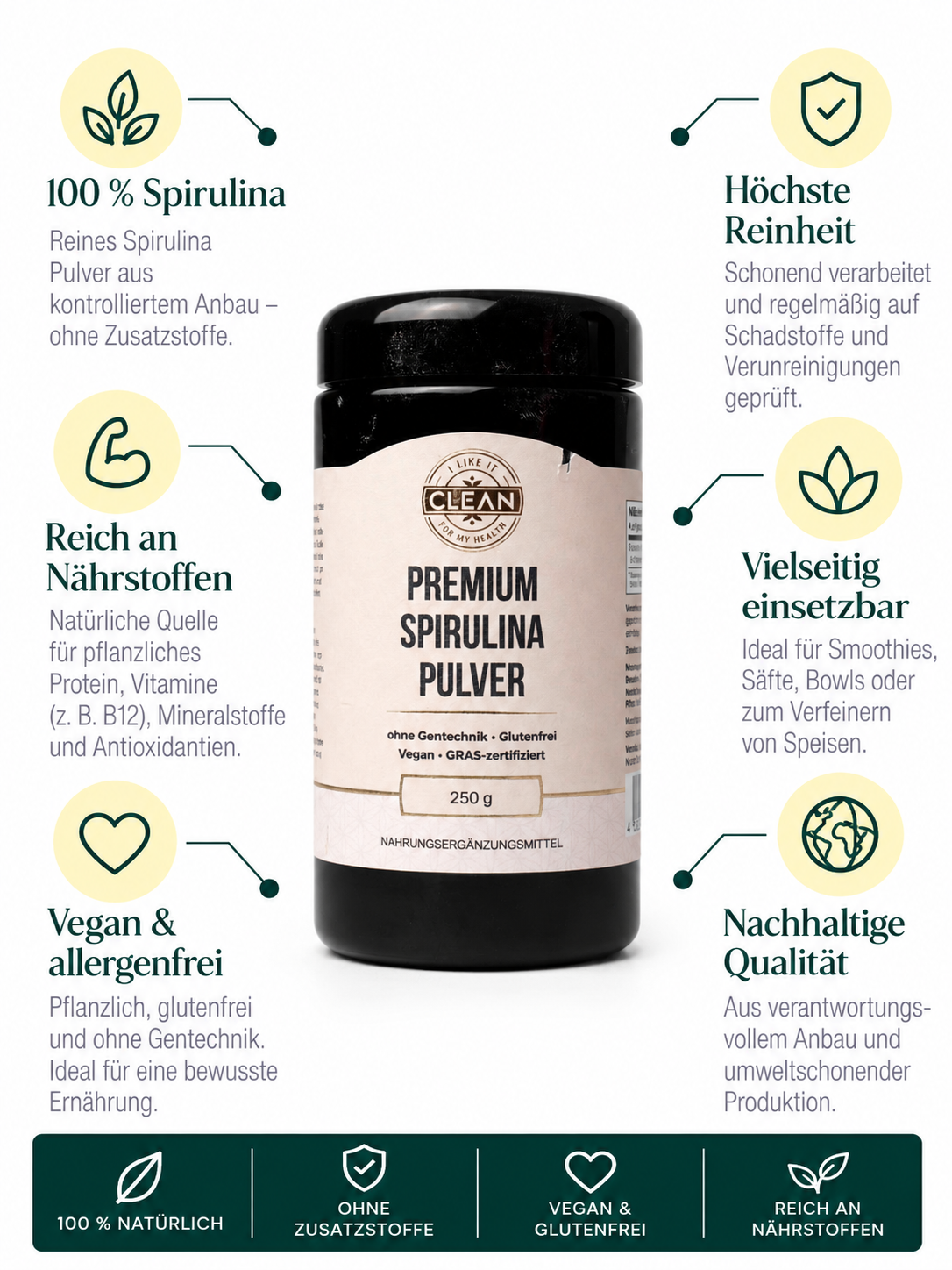 Spirulina Pulver