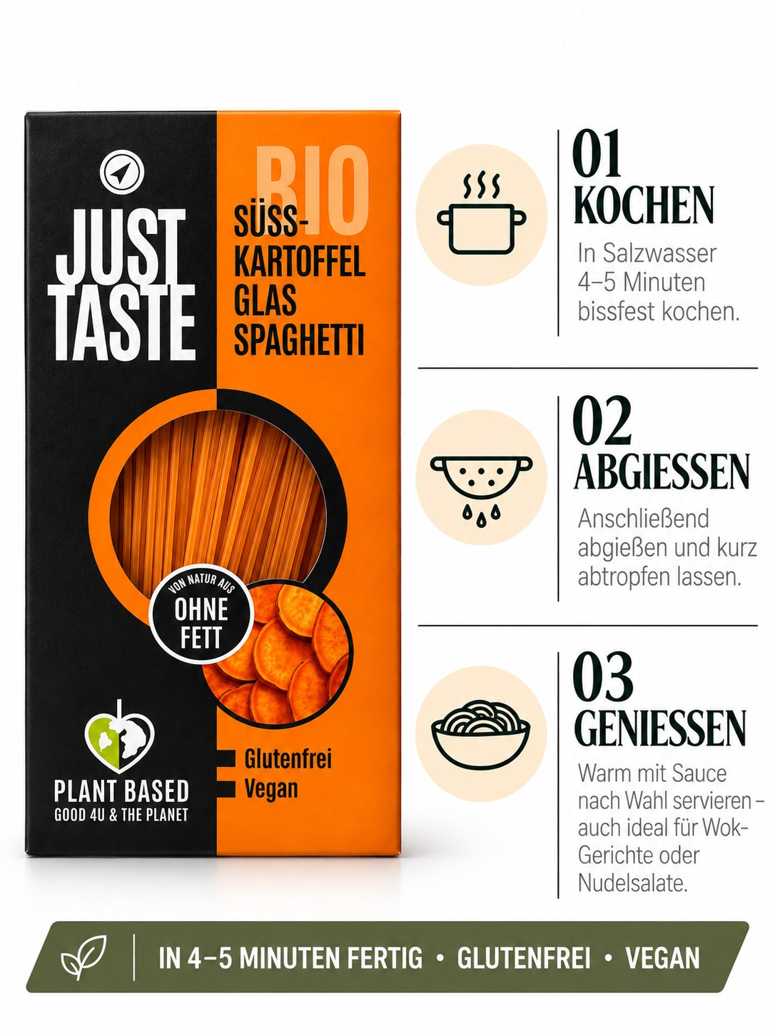 Sweet Potato Glass Spaghetti