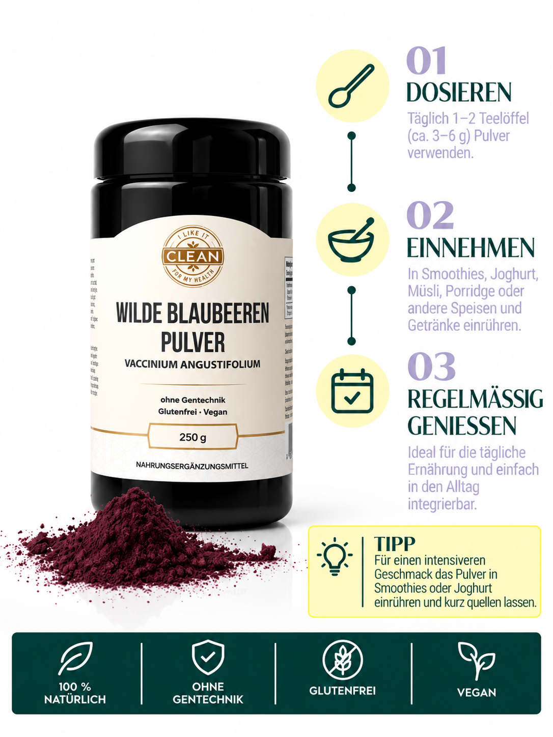 Wild Blueberry Powder
