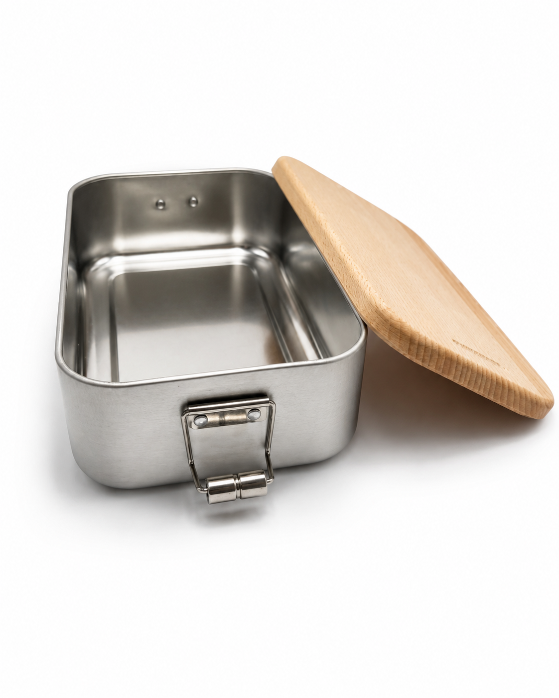 Lunchbox 2 in 1 Edelstahl