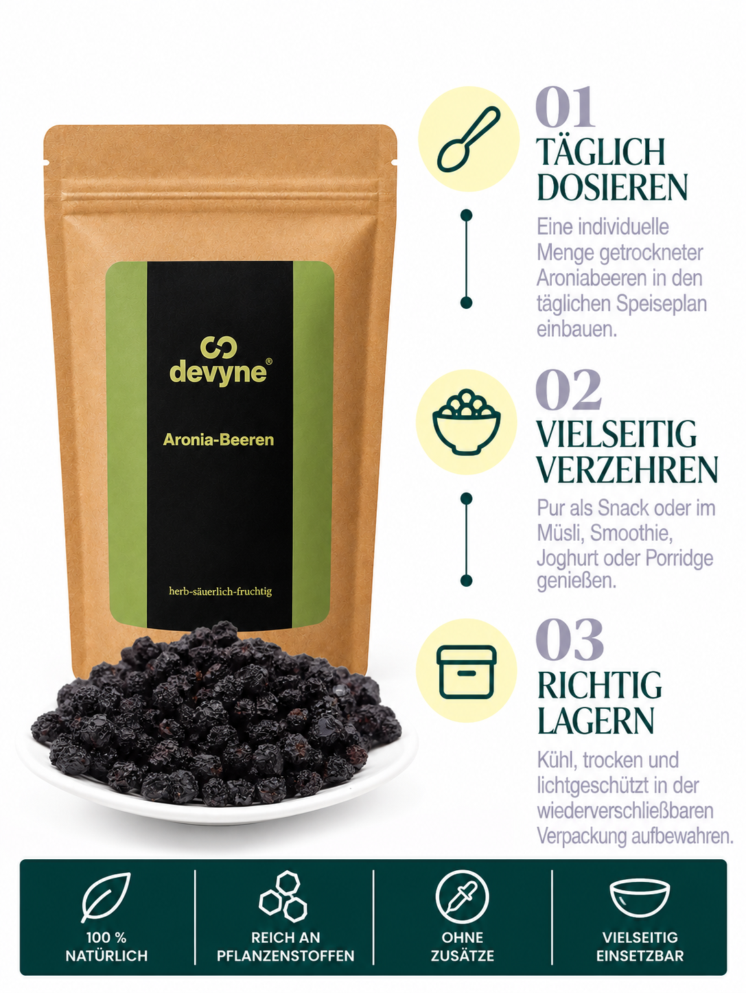 Bio Aronia, Apfelbeeren