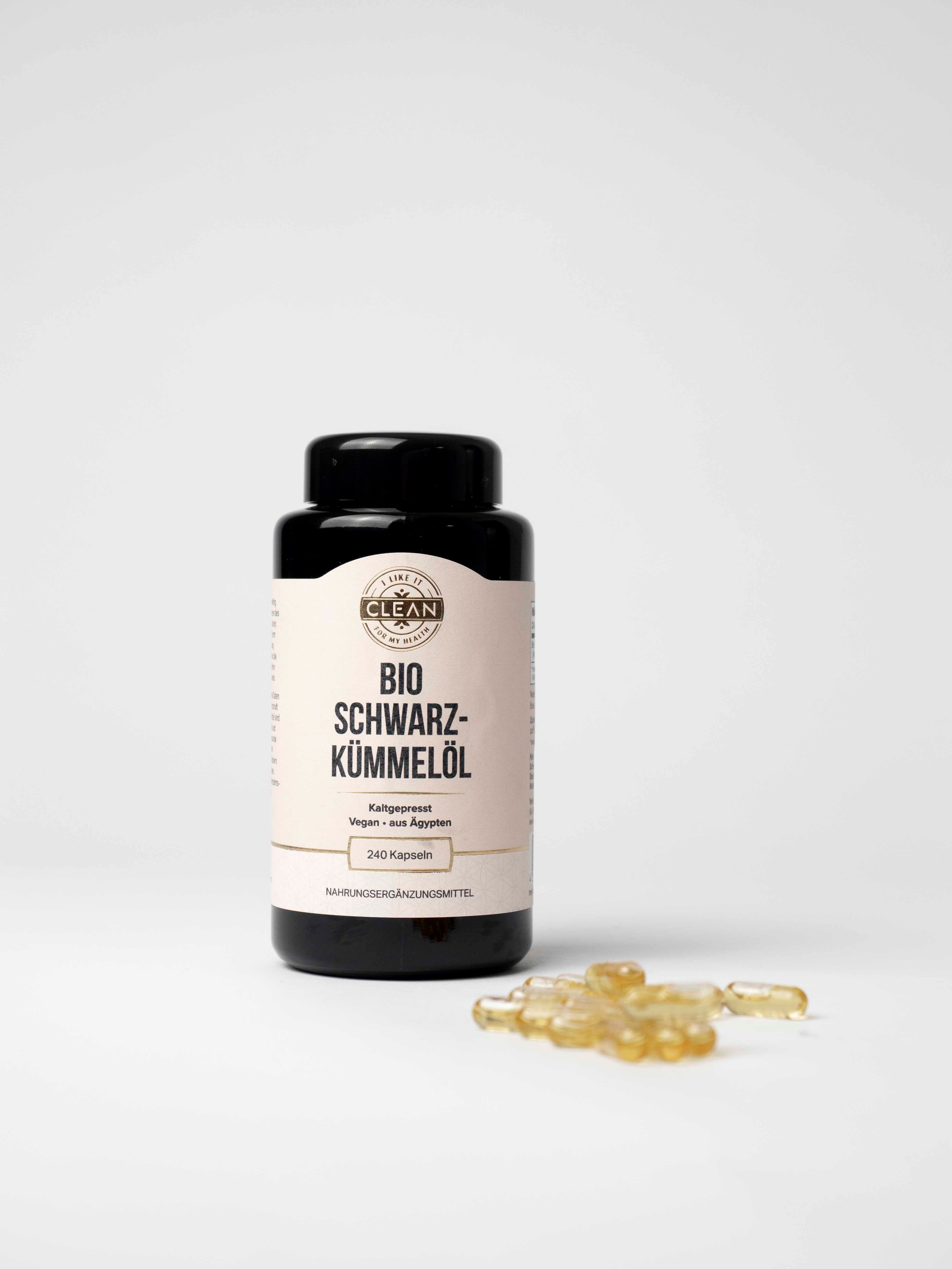 Bio Schwarzkümmelöl Kapseln 500 mg vegan