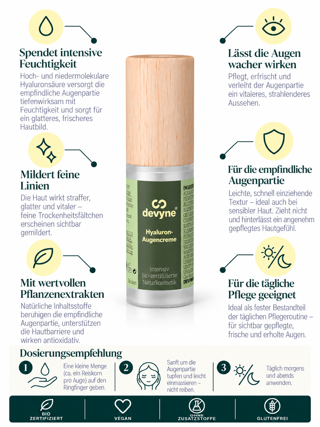 Intensive Hyaluron Augencreme