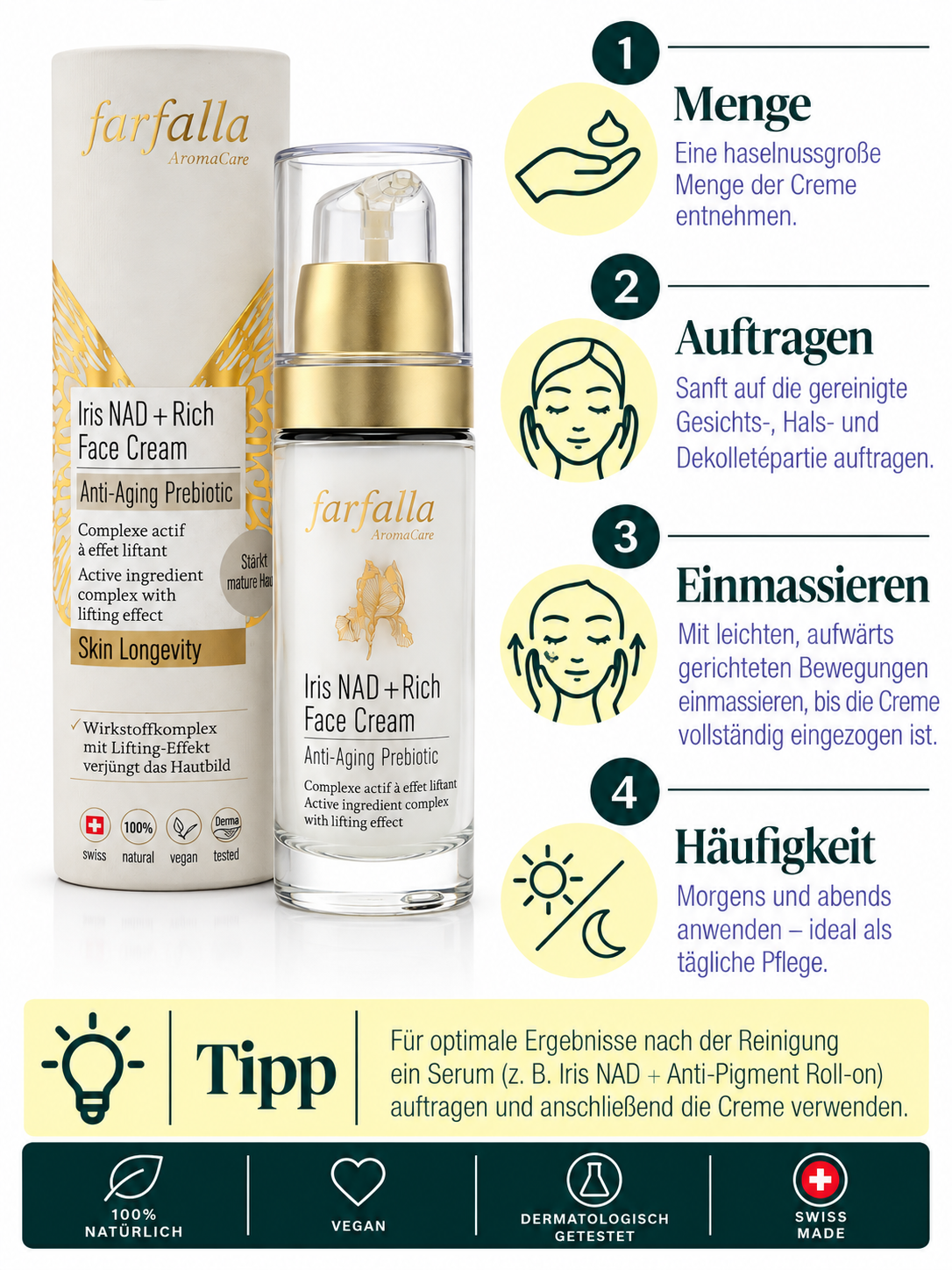 Iris NAD+ Rich Face Cream