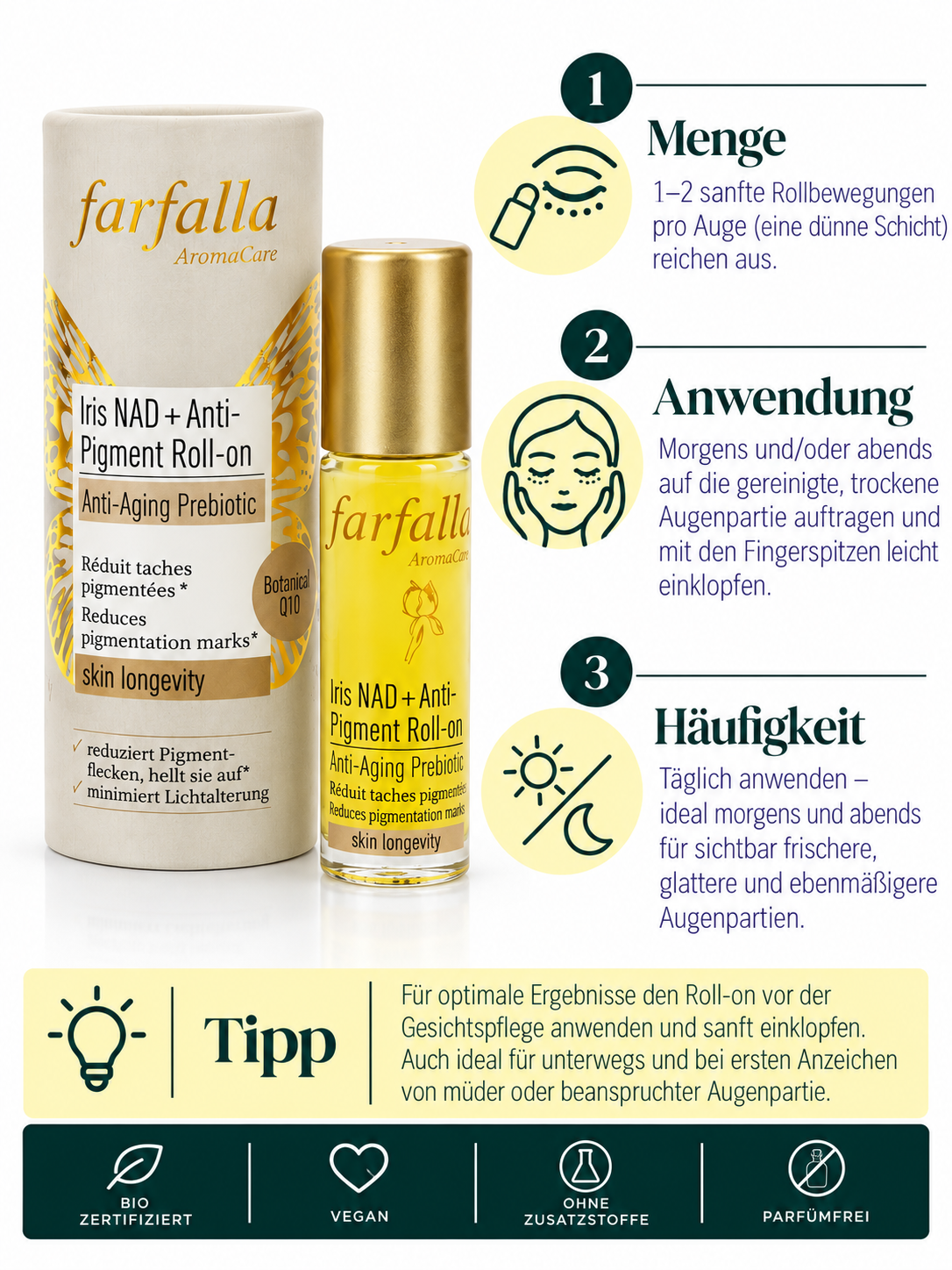 Iris NAD+ Roll-ON