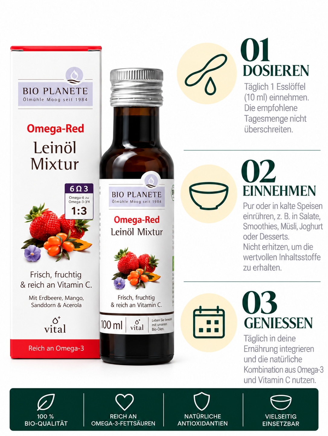 Omega Red Linseed Oil Mixture