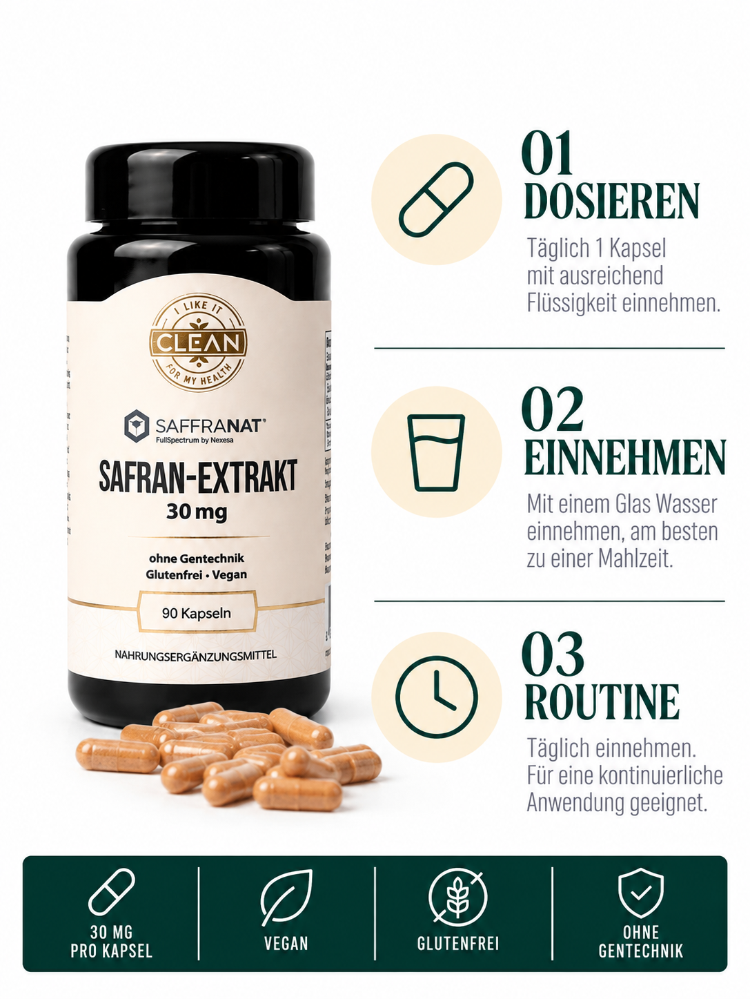 Saffron Extract 30mg