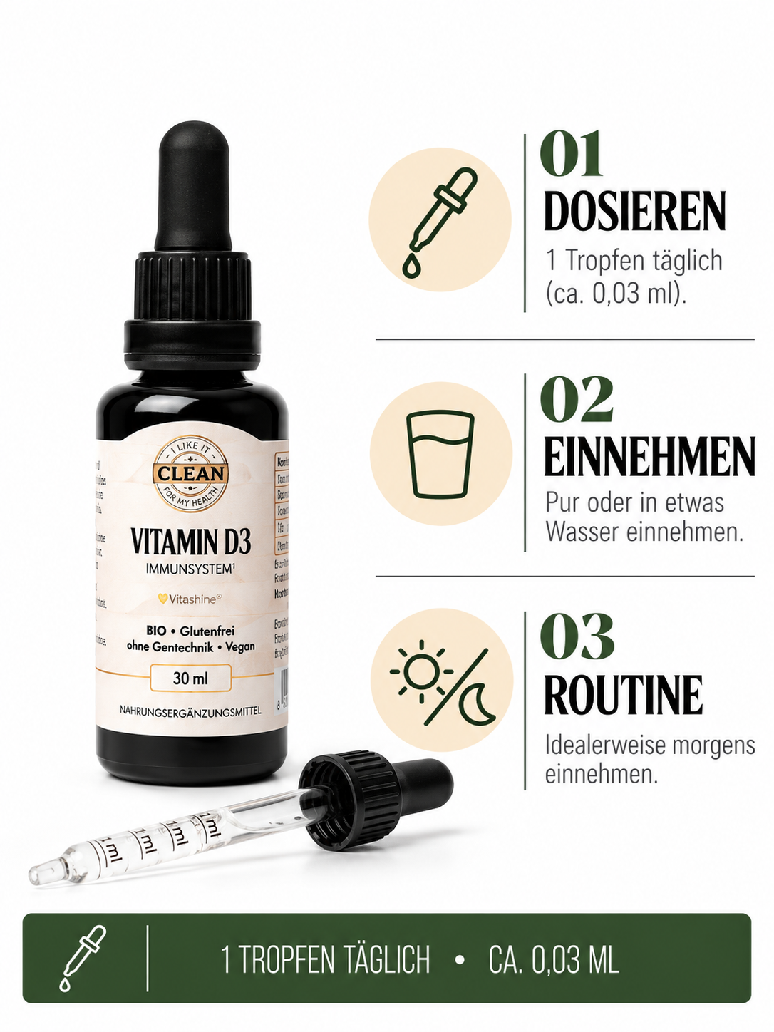 Vitamin D3 liquid