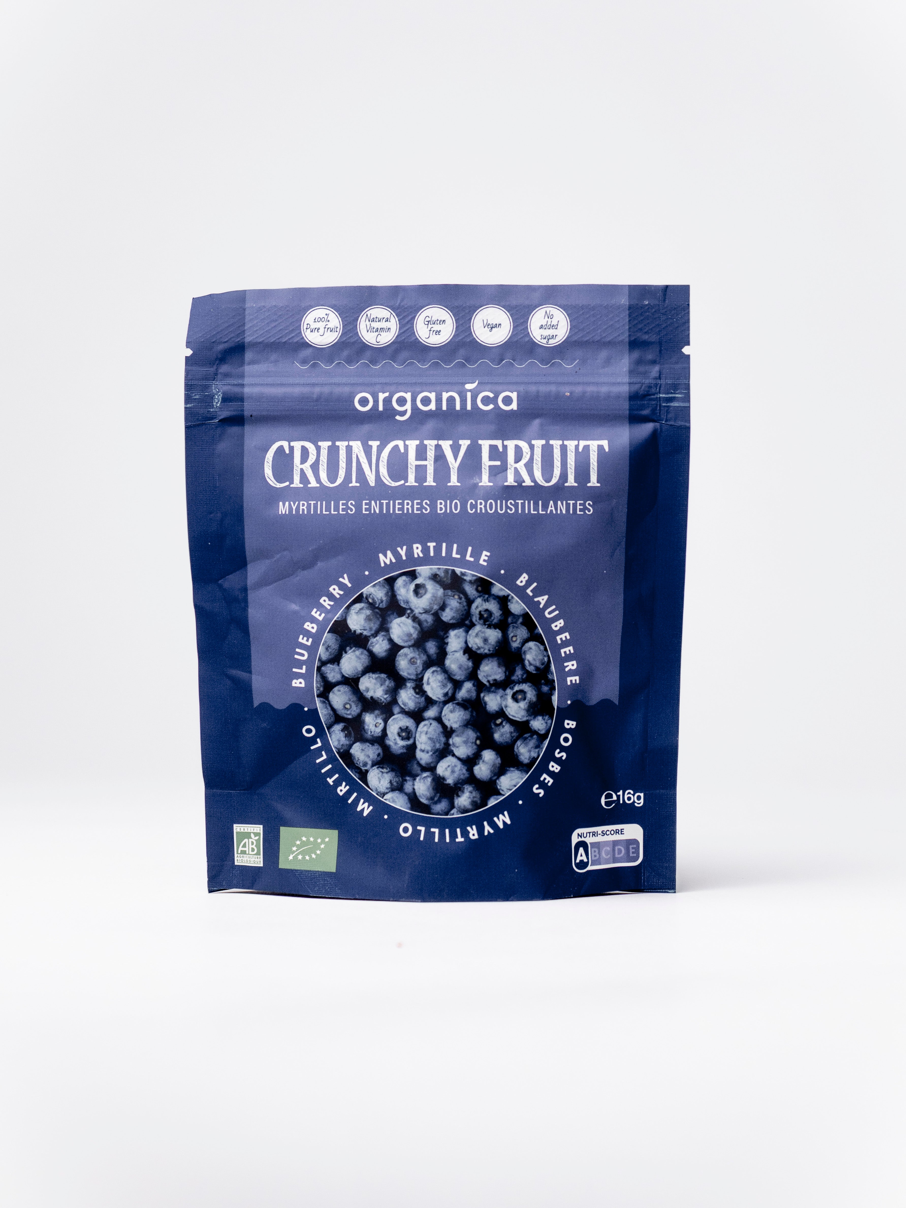 gefriergetrocknete Blaubeeren